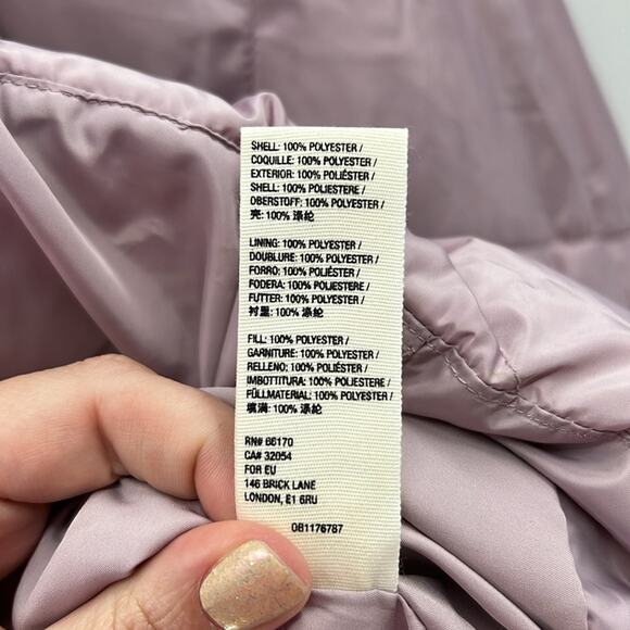 Free People Ella Oversized Puffer Jacket - Lavender - XS - New with tags - Picture 7 of 9